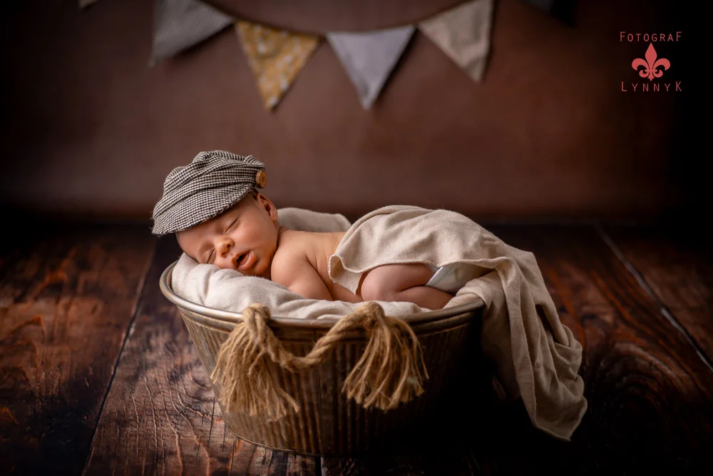 Babyfoto bei einem Newborn Shooting bei Frankfurt