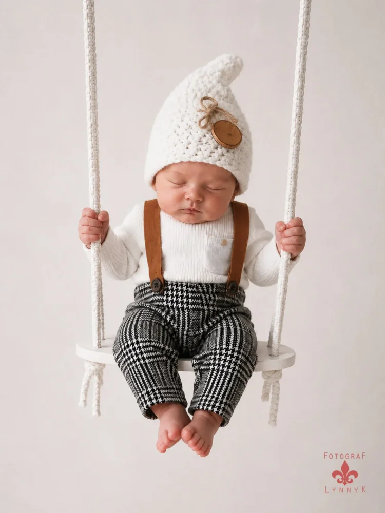baby auf der Schaukel